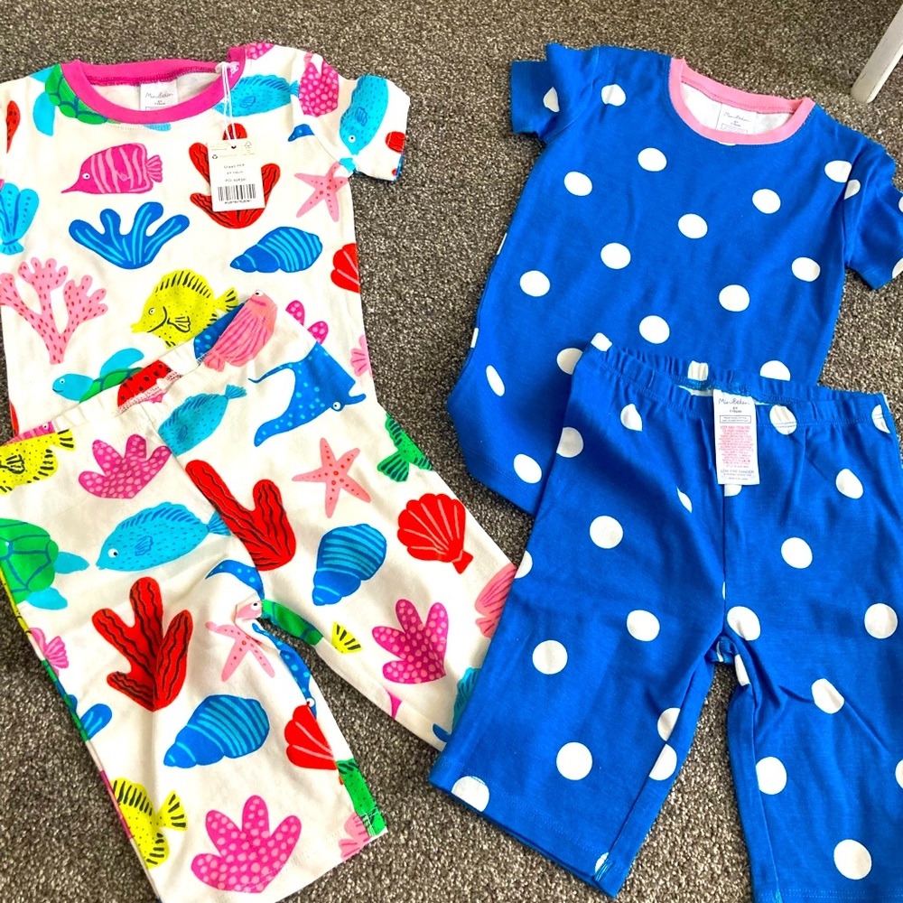 Mini Boden Twin pack Pyjama Under the Sea